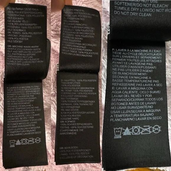 The North Face Osito pale pink teddy bear full zip jacket size Small - Picture 15 of 16